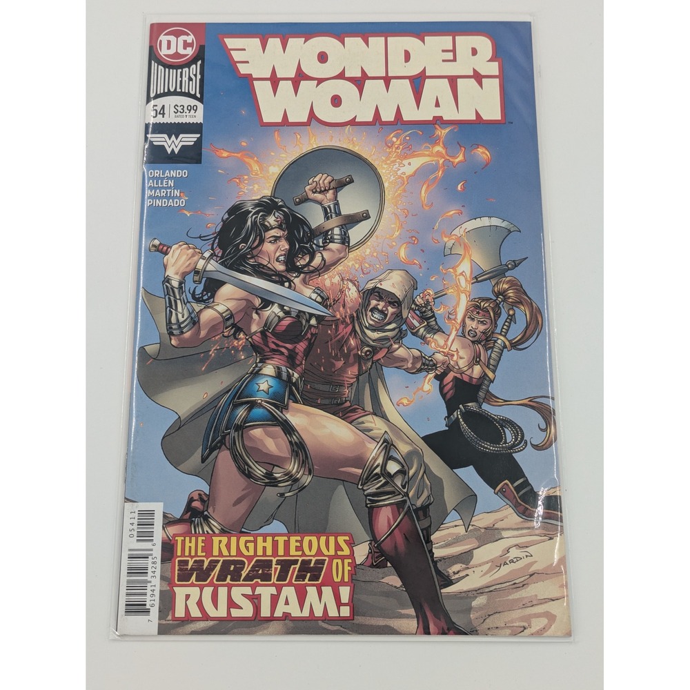 Wonder Woman #54 DC Universe Comic Book The Righteous Wrath of Rustam! 2018